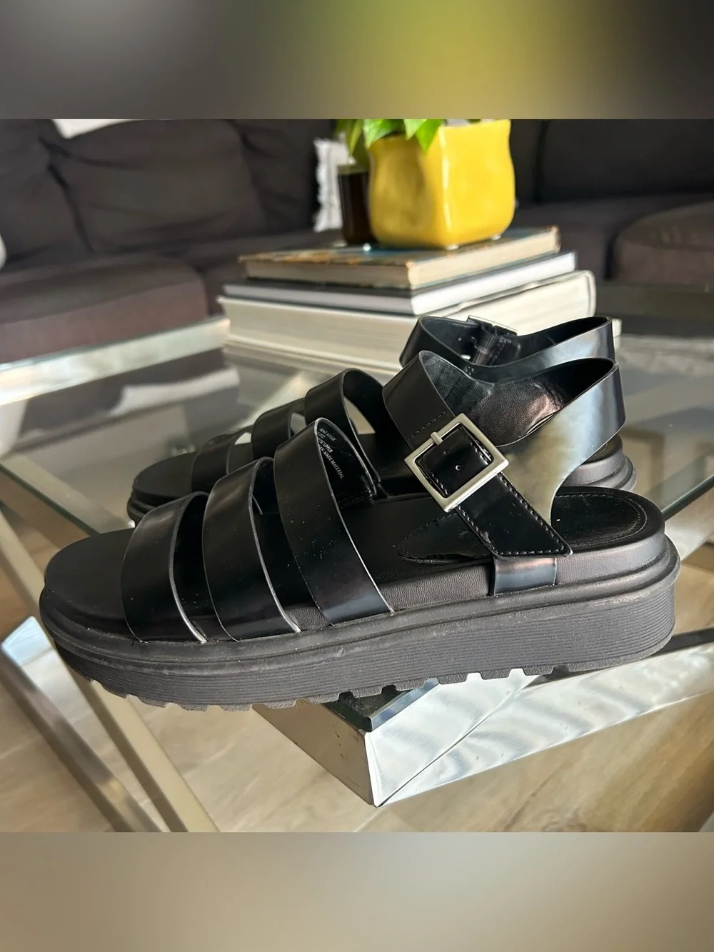 Arizona Jean Company Augie Platform Strap Sandals